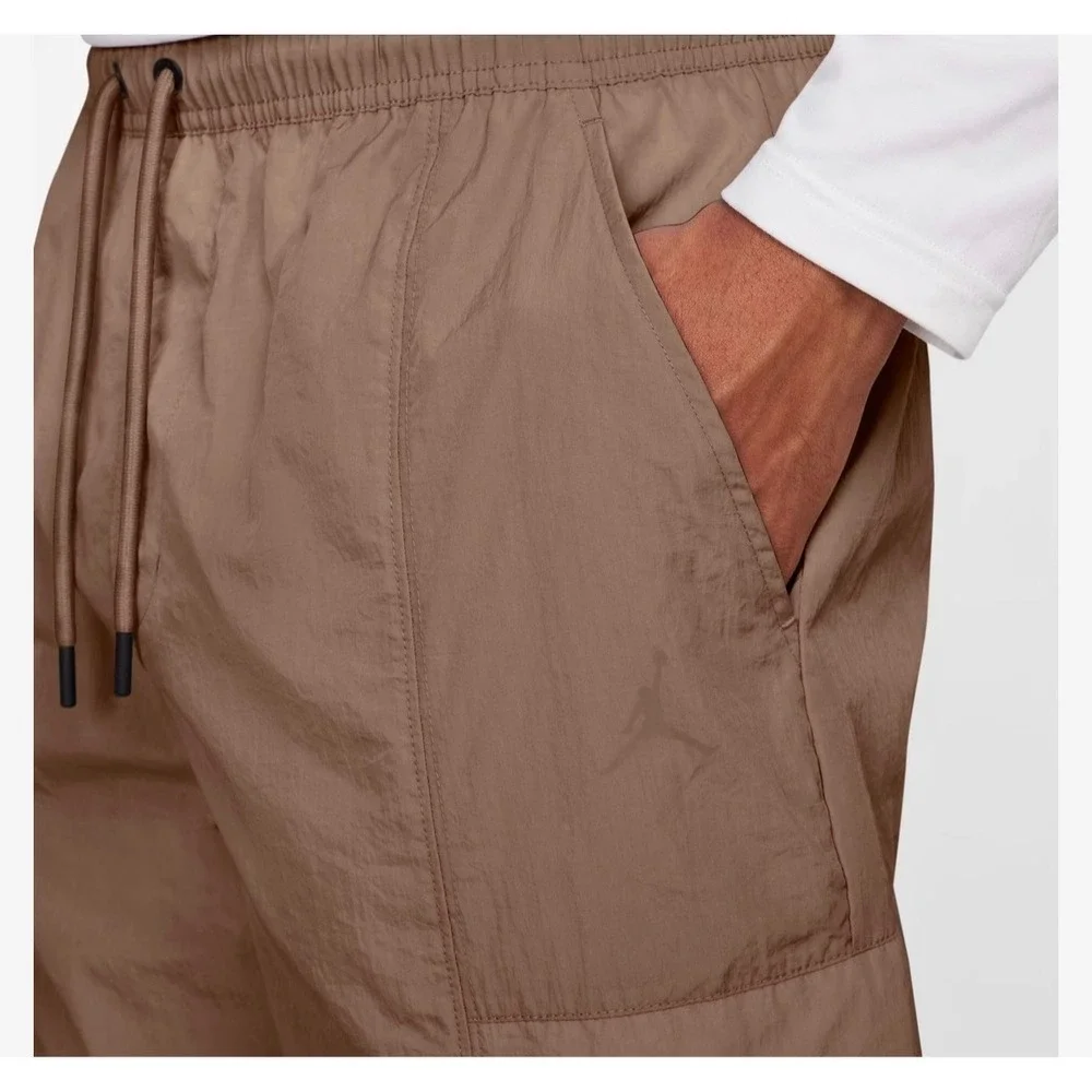 Jordan Essentials Mens Woven Cargo Pants Archeo Brown Large FN4539-223 NWOT